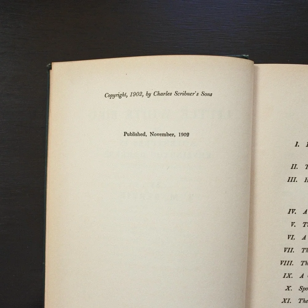 Antique First Edition 1902 The Little White Bird J. M. Barrie Dare Wright Gift